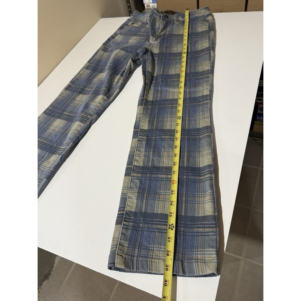 Judy Blue Women's High Waist  Vintage Look Plaid Straight 7 / 28 - Picture 10 of 12
